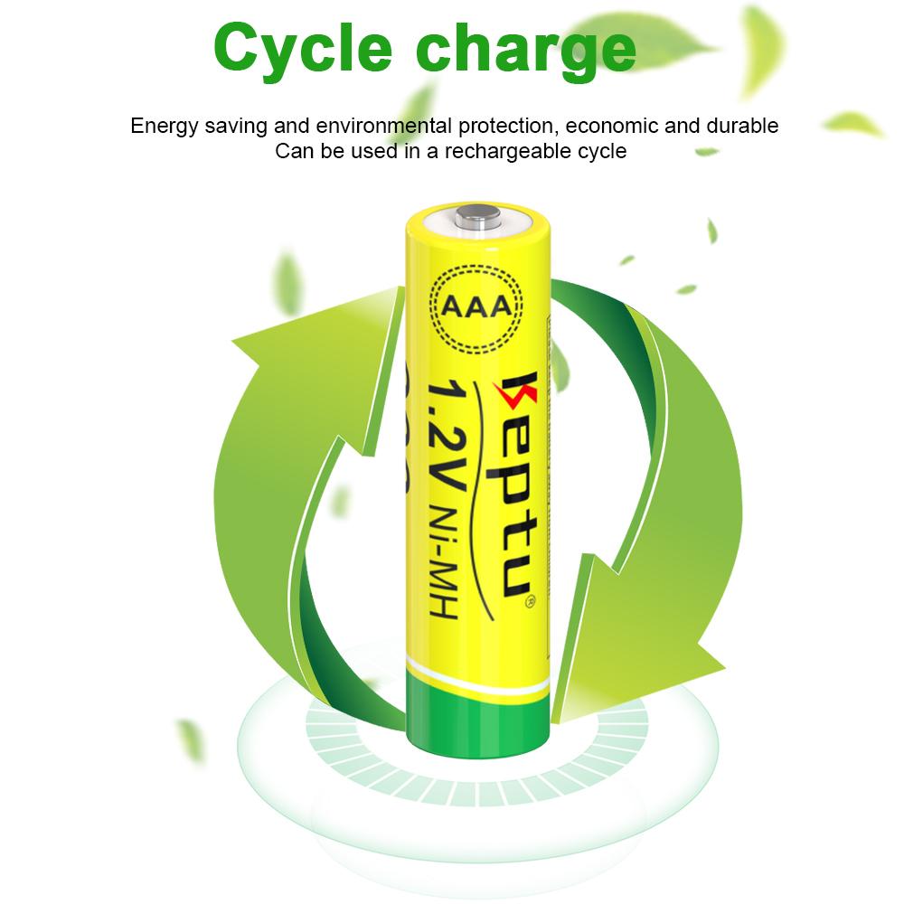 KEPTU 4-32pcs 3A AAA Rechargeable Battery 1.2V 900mAh Ni-MH Batteries