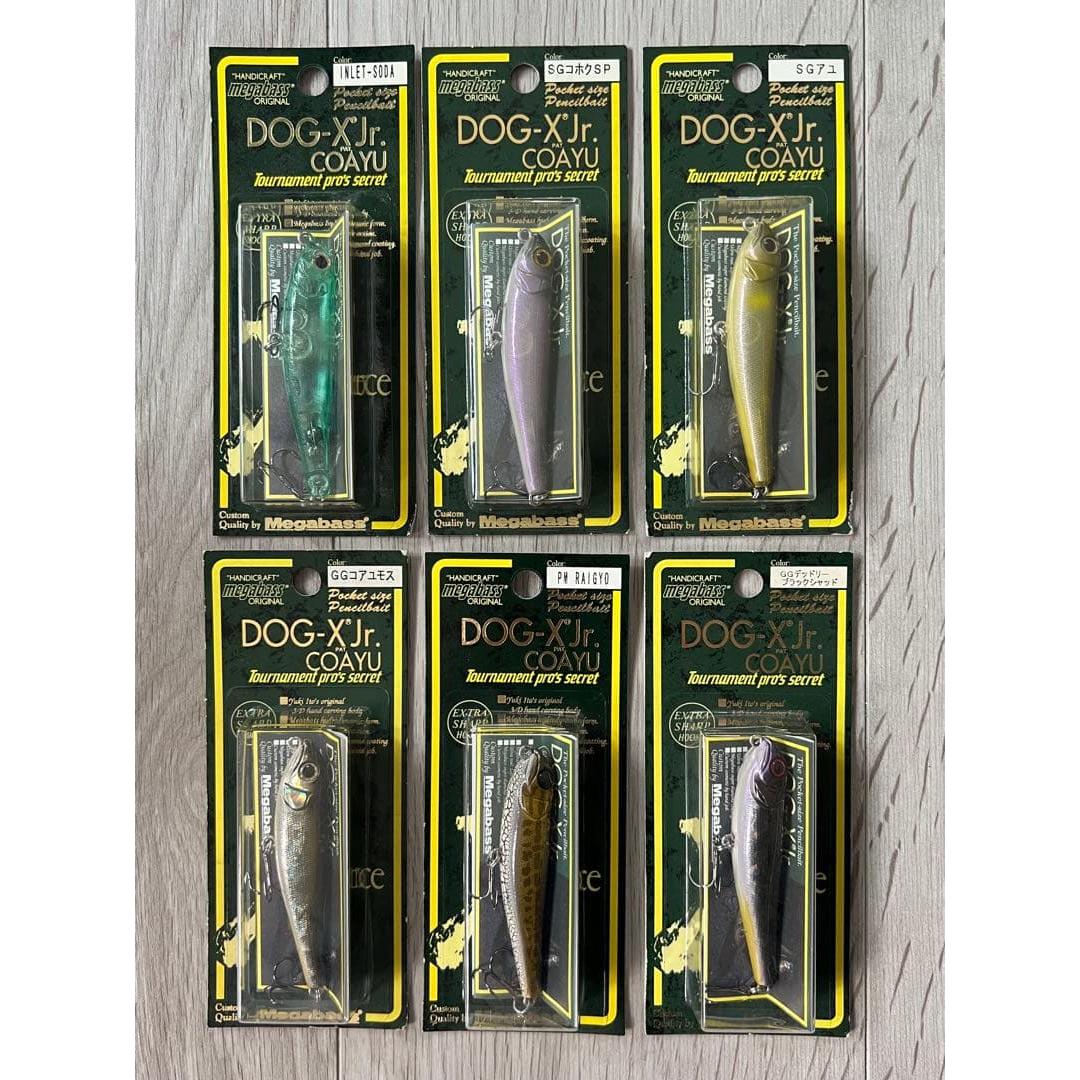 Used Megabass Dog Xjr. COAYU set megabass new unopened DOGX
