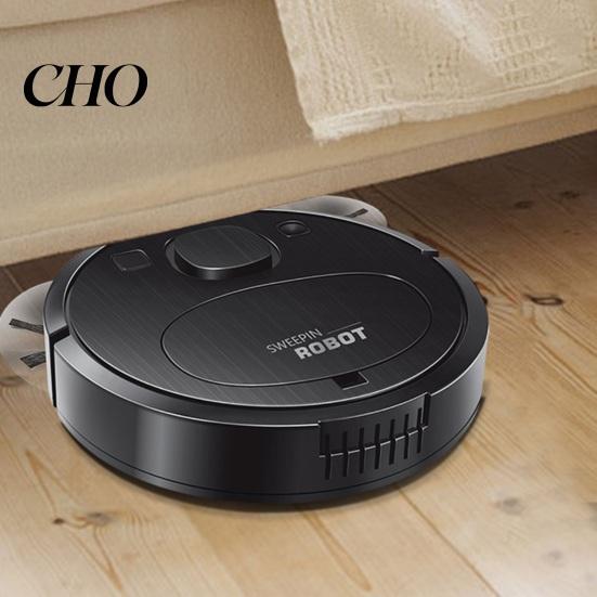 Quiet Cleaning Robot Sweeping Powerful Low Noise Slim Body Efficient Floor Sweeper Cleaner USB Charging 1200mAh Battery Long-Lasting Vacuum