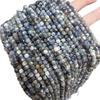 4mm Faceted Blue Kyanite Cube Beads for DIY Jewelry and Accessories
