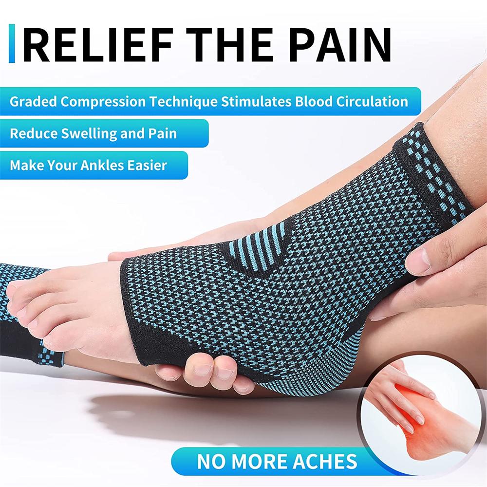 1 Pair Womens Mens Ankle Brace Ankle Sleeves Ankle Compression Ankle Brace