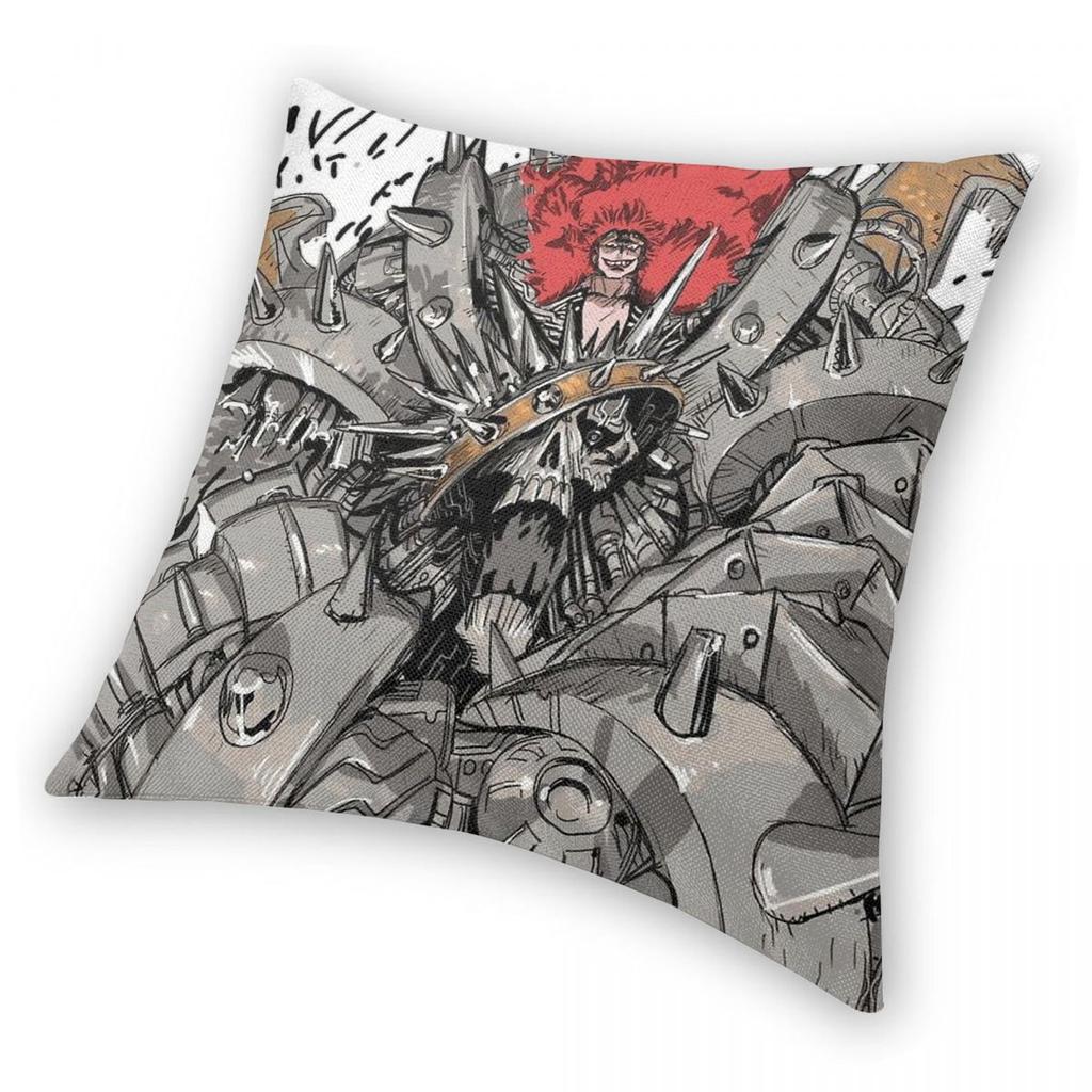 Eustass Captain Kid Pillowcase Polyester Linen Velvet Creative Zip Decorative Sofa Cushion Case