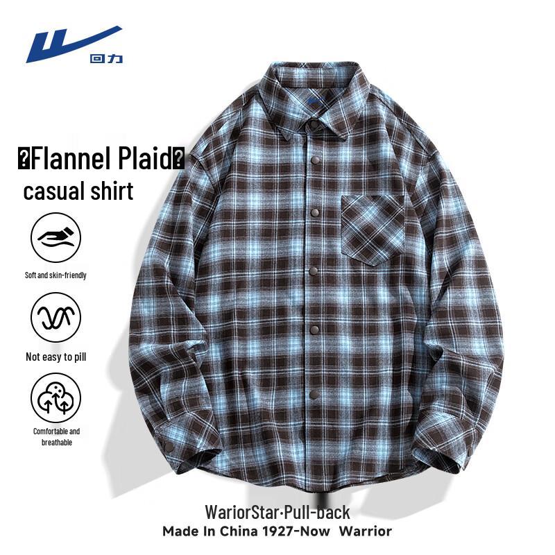 Warrior Men s Heavyweight Retro Long Sleeve Casual Polo Shirt M