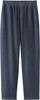 MUJI Washed Denim Easy Tapered Pants Women
