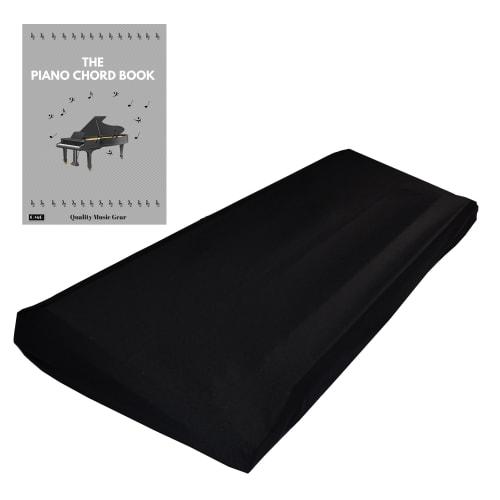 

QMG Stretchable Keyboard Dust Cover for 61- and 76-Key Keyboards: Perfect for all digital pianos and consoles - Adjustable elastic cord. Machine washa