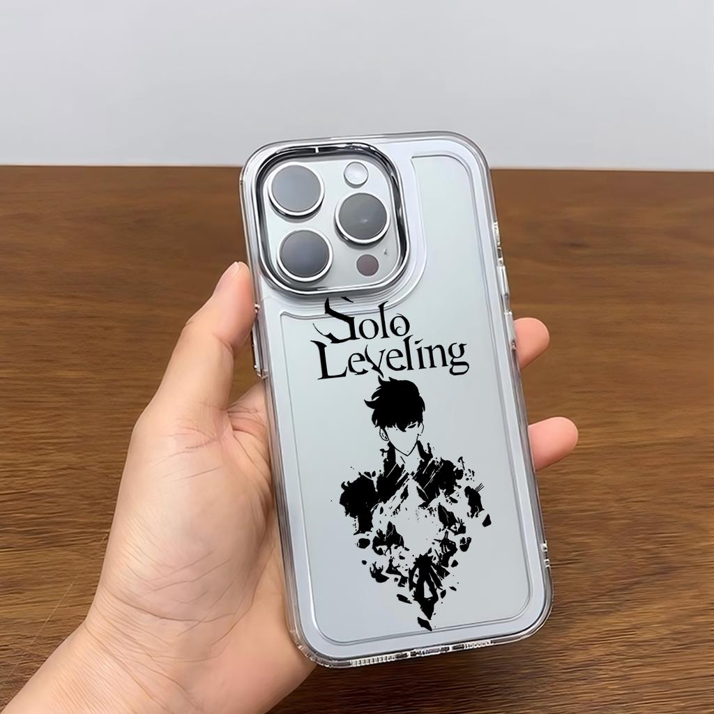 Luxury Hot Anime Solos Levelings Phone Case For iPhone 17 16e 16 15 14 13 12 11mini Pro Max X XR XSMAX 8 7 Air Plus Soft Cover