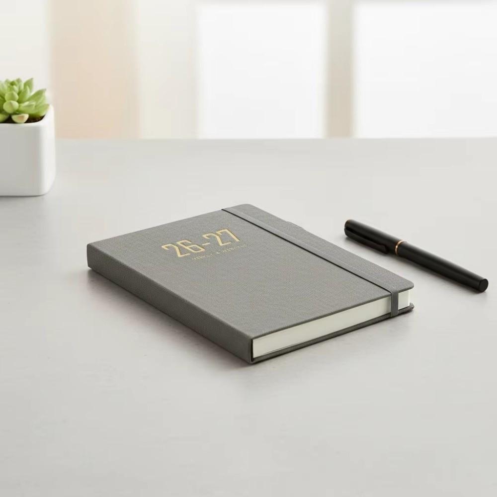 Daily Planning 2027 A5 Planner Notebook with Strap Daily Planner Fabric Notebook  Office Stationery