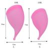 Silicone Menstrual Cup Female Medical Hygiene Menstrual Period Cup with Cloth Bag