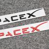 BFNWZ1 Applicable To Tesla TESLA MODER3 X S Y Car Logo, Rear Bumper Sticker, SPACEX Metal Car Sticker
