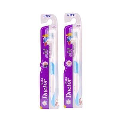 DR. Zahnarzt Aufhellung Zahnfleischschutz Zahnbürste 2er-Pack