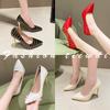 Fashion New Women's Leather High Heels 2025 Fashion Pointed Tip Shallow Mouth Design Sexy Elegant Pumps Women‘s Shoes Size 34-43