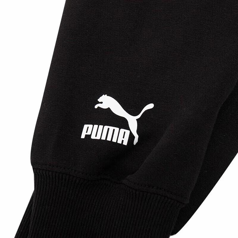 Puma Winterized Series Pullover Hoodie With Brand Logo Print Men Tops Black 539274-01