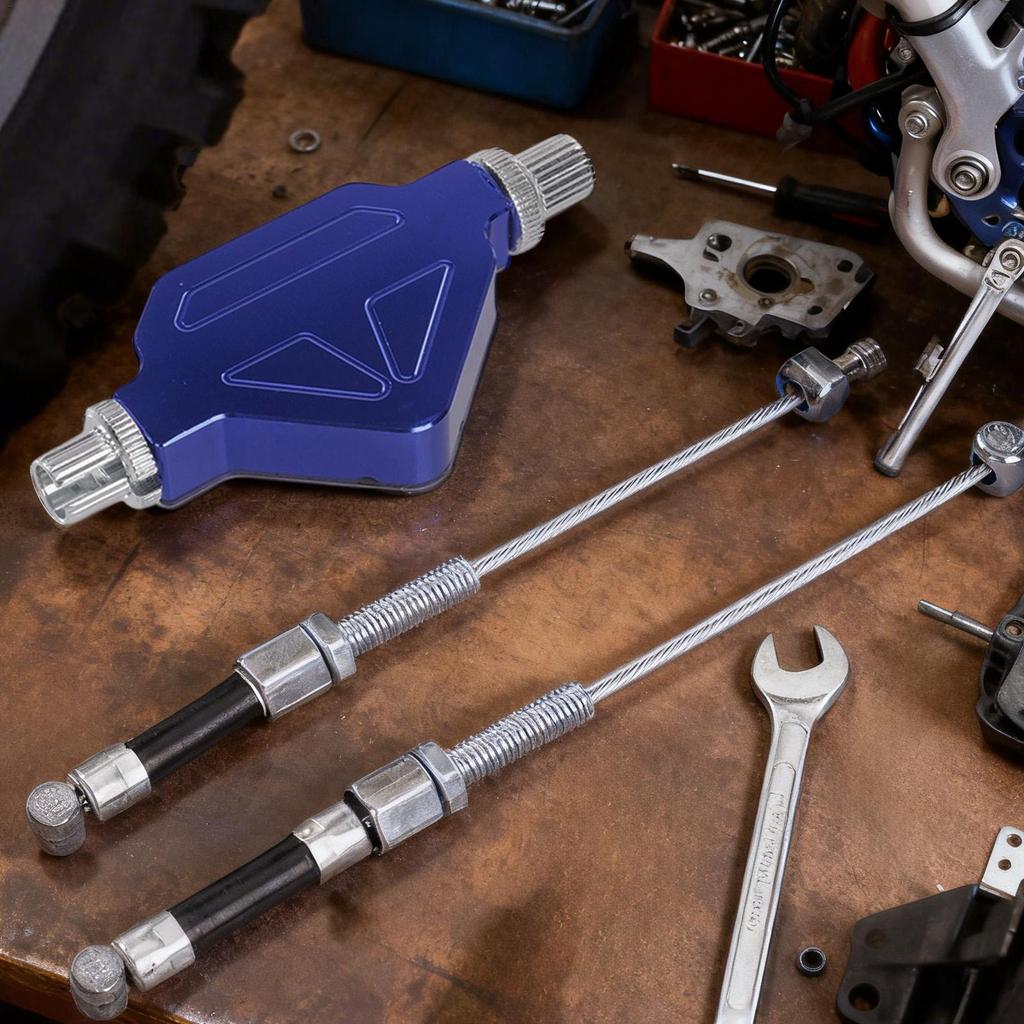 Motorcycle Clutch Replacement Stunt Replacement With Cable Aluminum Alloy Easy Pull Clutch System For Motocross Trail Riding