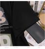Plus Size Mid-Length Loose Short-Sleeve Round Neck T-Shirt for Women (Sizes 200/300/350 Jin)