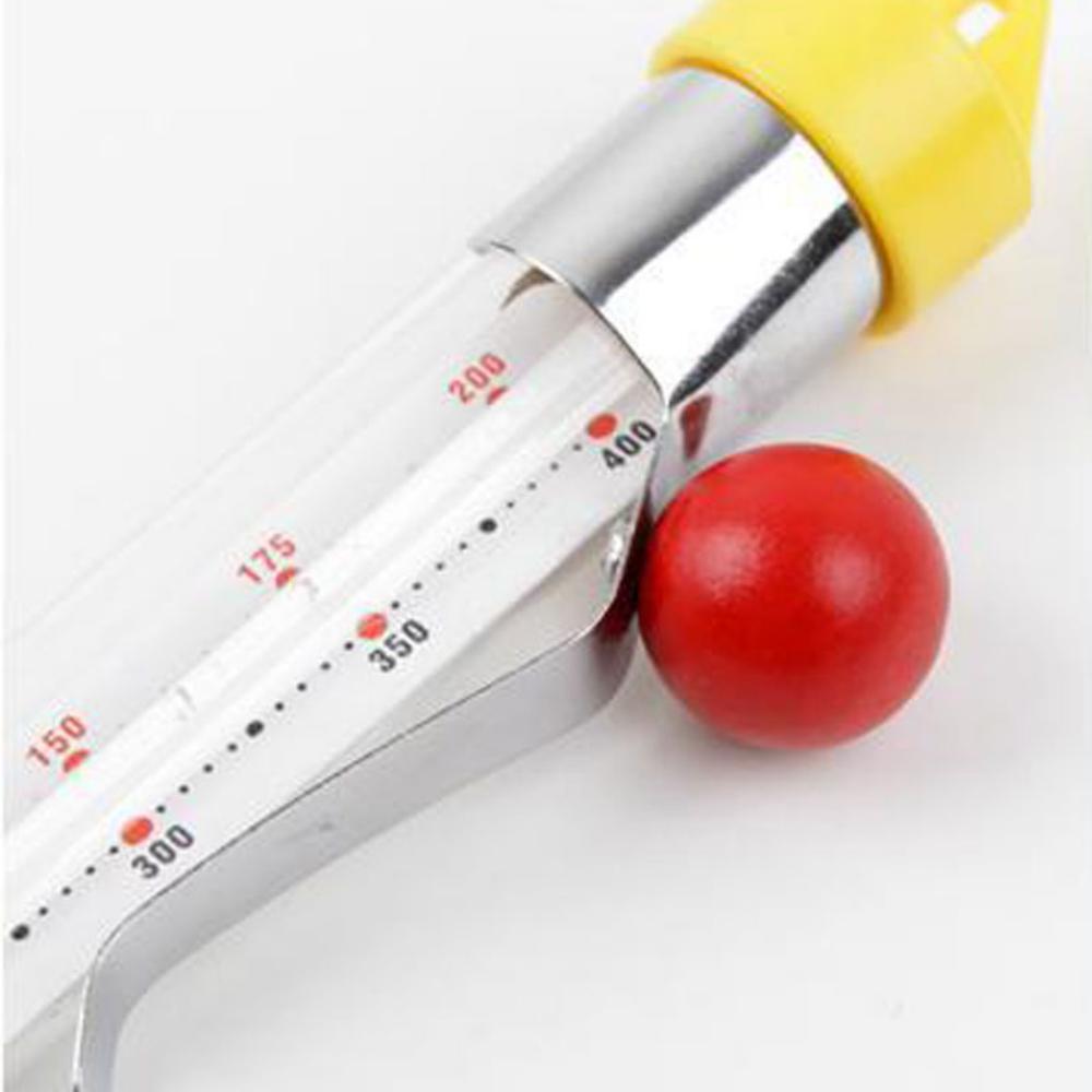 Kitchen Thermometer Tempered Glass Fahrenheit Celsius for Candy And Syrup
