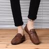 Penny Loafers Men Flats Large Size 46 Mens Casual Shoes Lightweight Slip-On Soft Leather Mens Driving Shoes Man Moccasins 2026