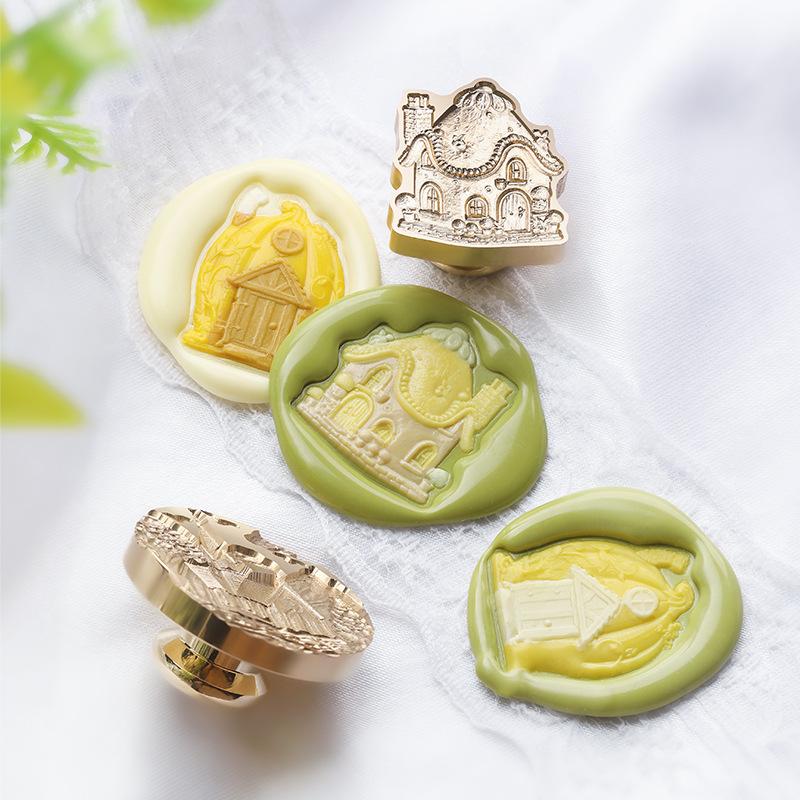 Embossed Call Series Lacquer Seal Head Suitable for Stamps Envelopes Gifts Greeting Cards Wax Sealing Tools