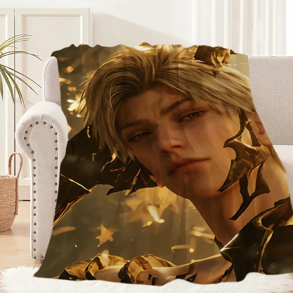 Game Love and Deepspace Sylus Warm Soft Plush Nap Blankets Sofa for Living Room Office Bedroom Home Travel Kid Birthday Gifts