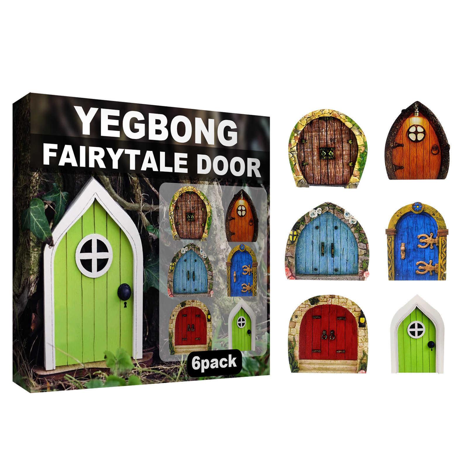 Садовая Декоративная Дверь Садовая Декоративная Деревянная Миниатюрная Декоративная Дверь