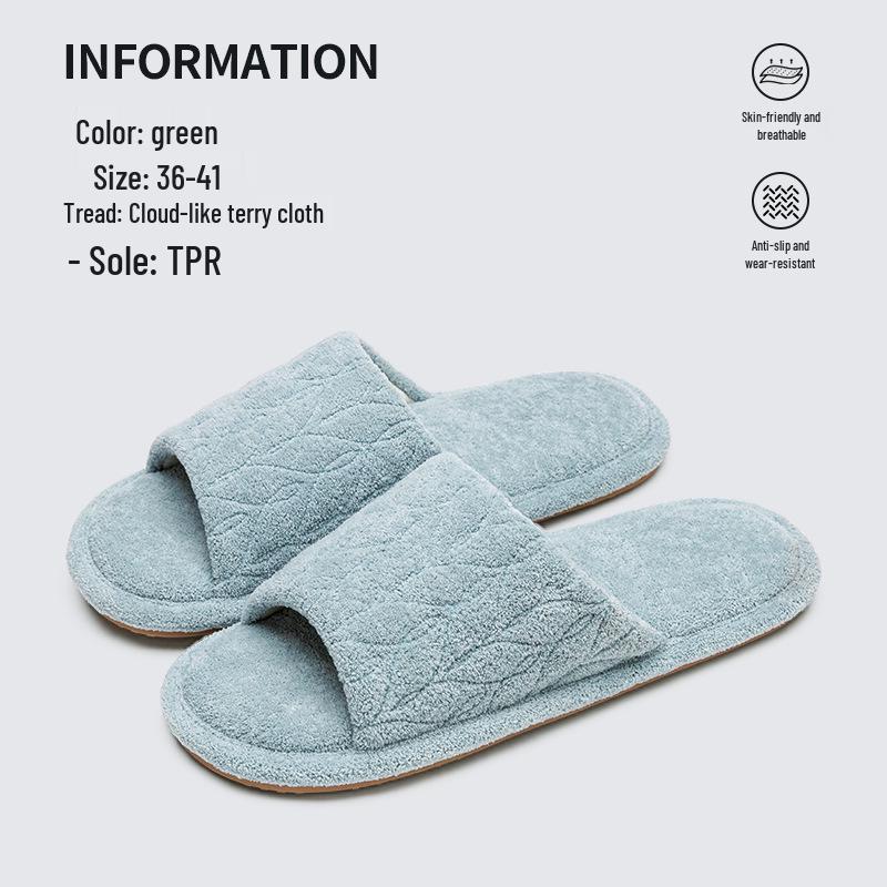 Breathable Non-Slip Indoor Slippers for Men & Women - Soft, Silent, Sweat-Absorbing, Perfect for Spring and Autumn