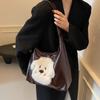 Trendy Fashion High Sense Shoulder Handbag Retro Large Capacity Women'S Tote Bag