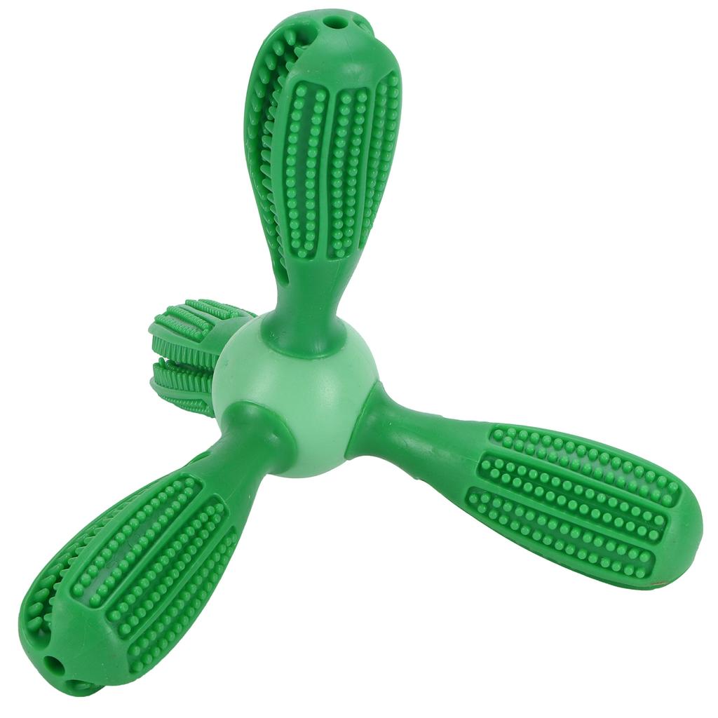 Dog Toothbrush Stick TPR Pet Molar Rod Teeth Cleaning Dental Educational Chew ToyGreen