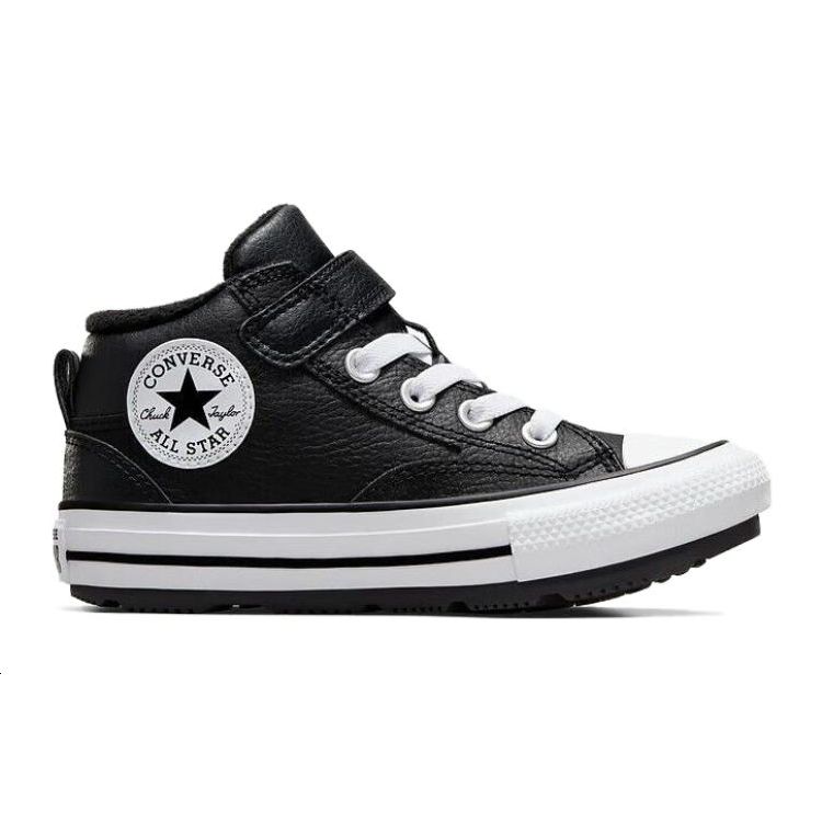 Converse Chuck Taylor All Star Mid Boot PS Malden Street - Μαύρο Λευκό Παιδικά Αθλητικά A04817C