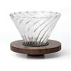 GONIN SAMA Coffee Dripper with Stainless Steel Paper Coffee and Clear Black Drip Filter Cup Filter, Filter, Mill,