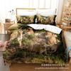 3D Digital Printing Bedding Four-Piece Set Three-Piece Set Lion Bed Sheet Quilt Pillow