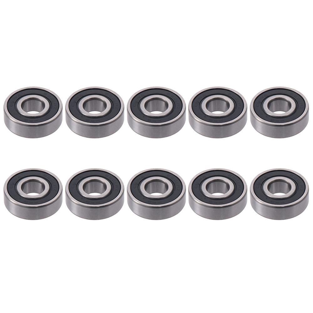 10PCS 12mm x 32mm x 10mm 6201-2RZ Ball Bearing Z1 Noise Level Miniature Deep Groove  Scooters