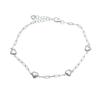S925 Sterling Silver Heart Paperclip Bracelet - 2026 Trendy, Fashionable & Versatile Women's Jewelry