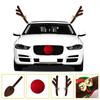 1set Truck Exterior Ornament Pendant Christmas Antlers Car Decoration Universal Red Nose