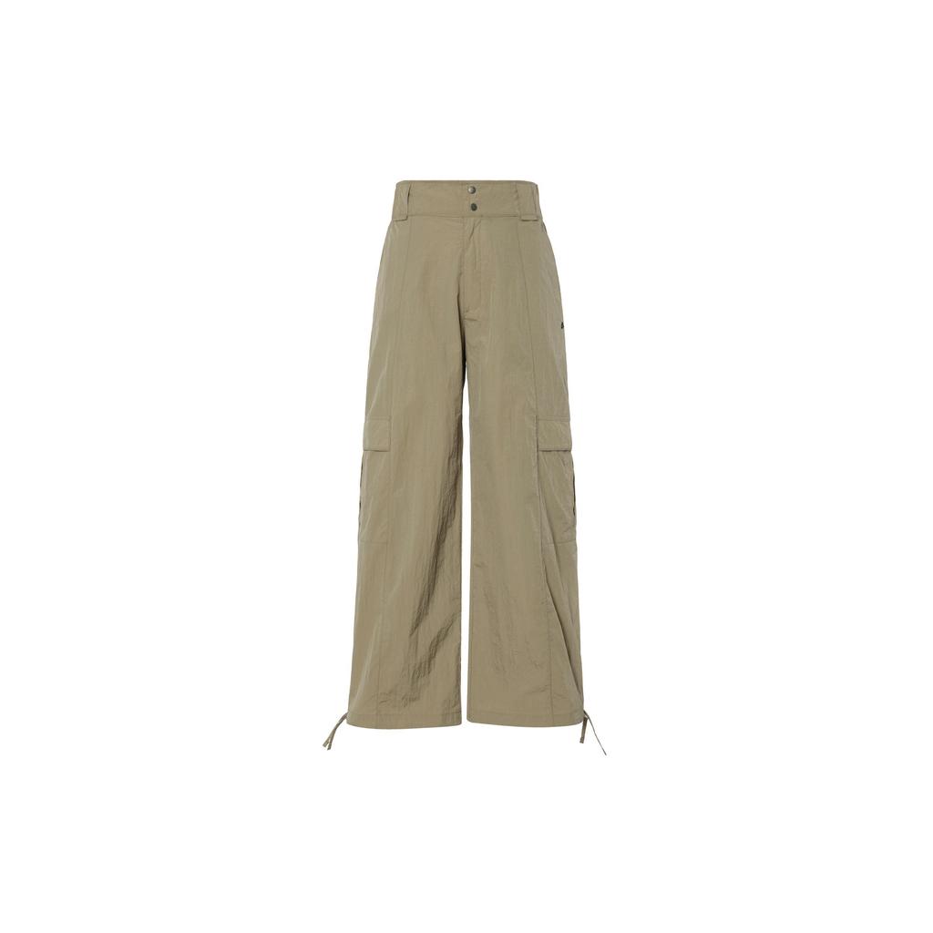 Nike Sportswear Fashionable Comfortable High-Waisted Multi-Pocket Solid Color Cargo Pants Women Pants Khaki Black HJ6858-247