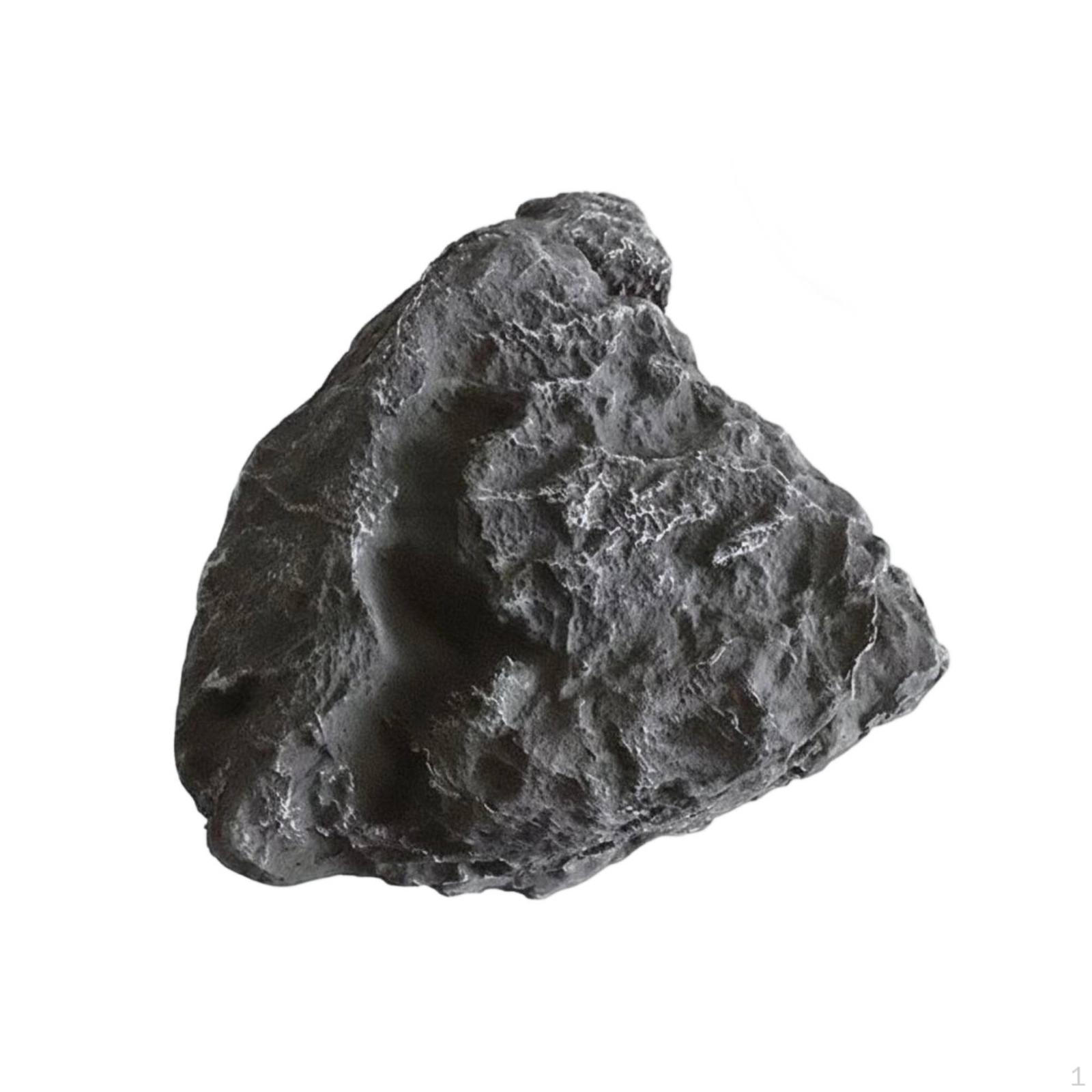 Hanging Faux Rock Sculpture Lightweight Foam Suspended Stone Decoration Realistic Look Artificial