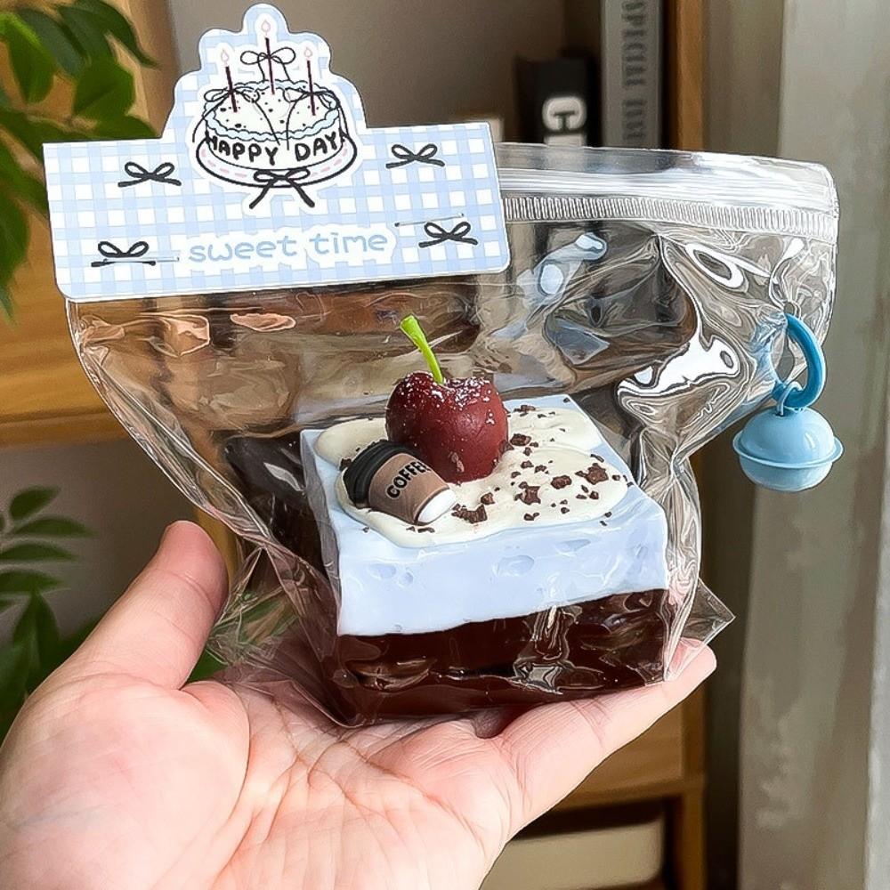 Chocolate Cake Brownie Squeeze Toy Slow Rebound Scented Fidget Toy New Squeeze Pinch Toy Kid Gifts