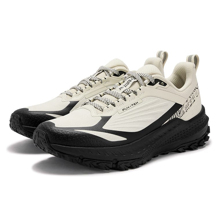 361 Cushioning, Wear Resistant Low top Casual Running Shoes Men's Beige Black 672542203-4