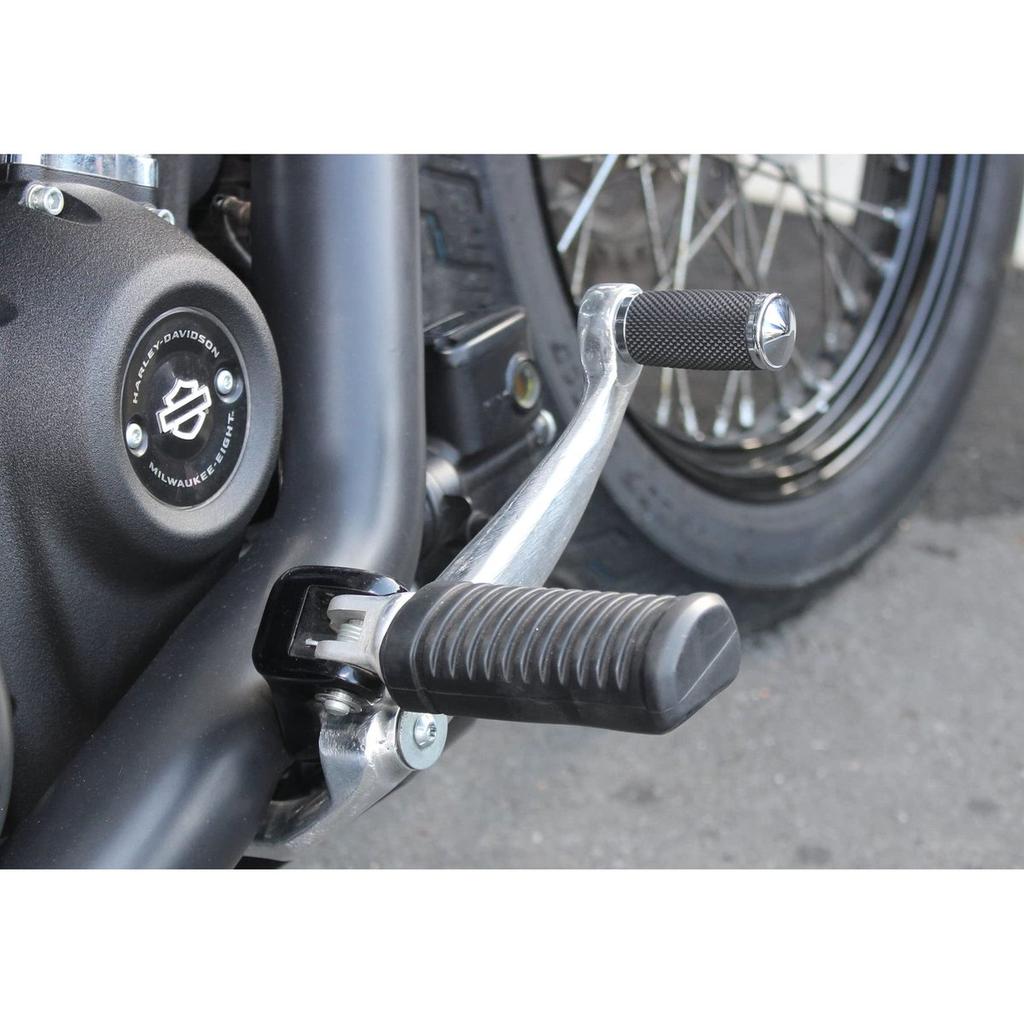Kijima Motorcycle Offset Brake Arm Polished Aluminum Softail Mid Control HD-052201