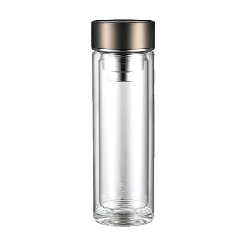 FUGUANG FU+ Double-Layer Borosilicate Glass Tea Infuser Mug