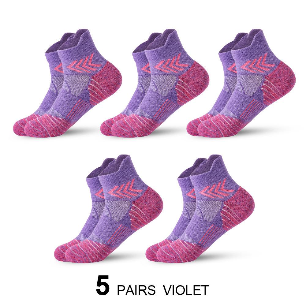 Unisex Sports Socks: Short, Terry Loop Bottom for Basketball, Running, Fitness, and Badminton.