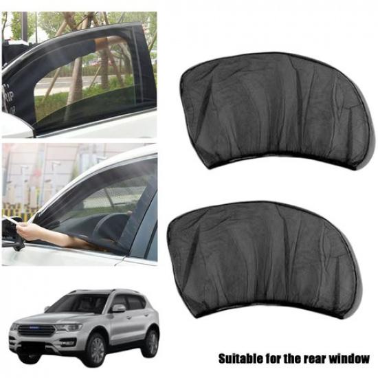 4X Universal Car Sun Mesh Blind Side Window UV Protector Sun Shade For Baby Kids