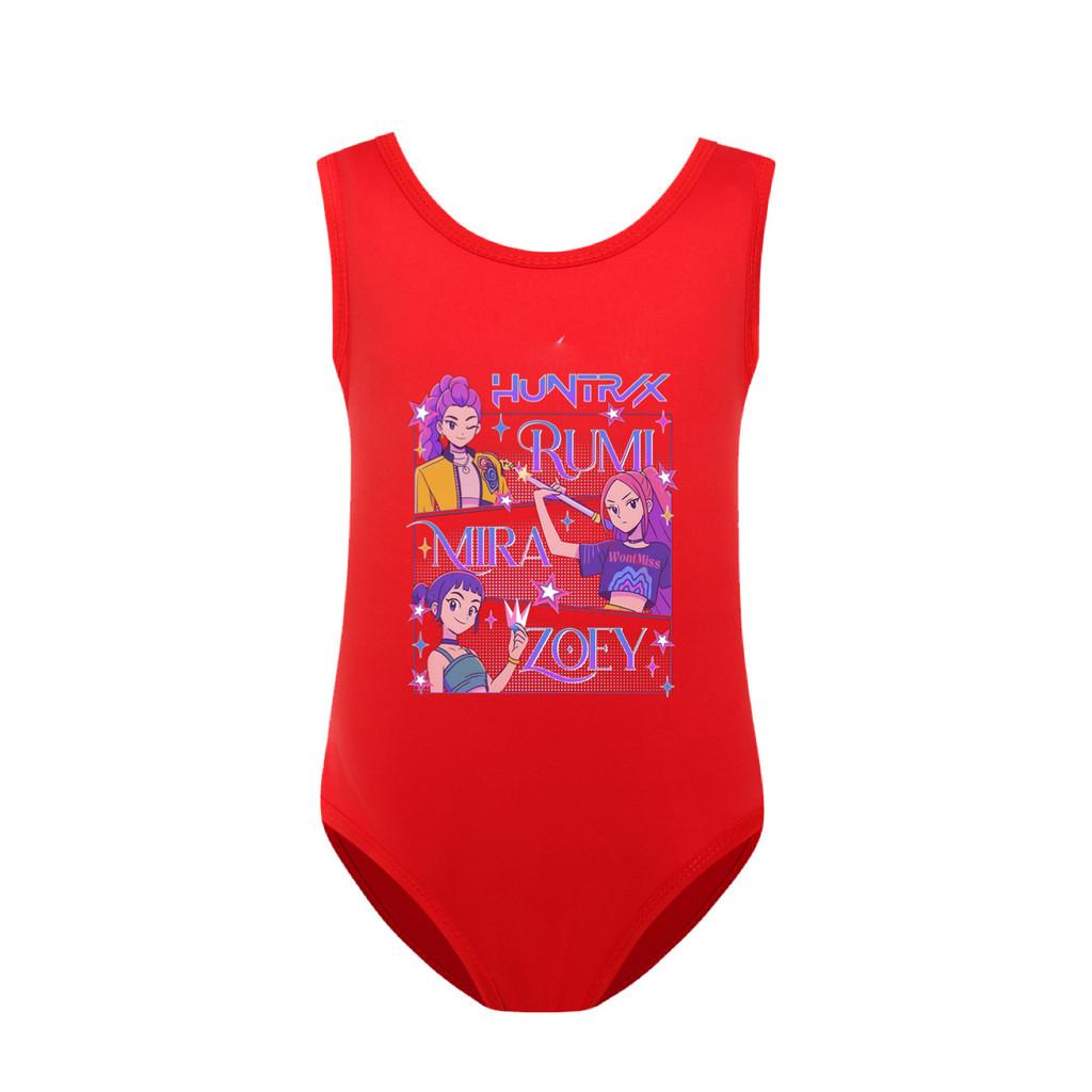 5021 Kids Girls Rumi Mira Zoey Print Swimsuit Swimming One-piece Bodysuit Swimwear