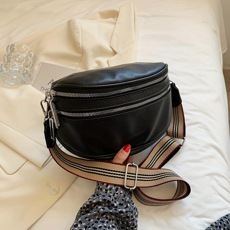 Модная сумка с широким плечевым ремнем — фото 6