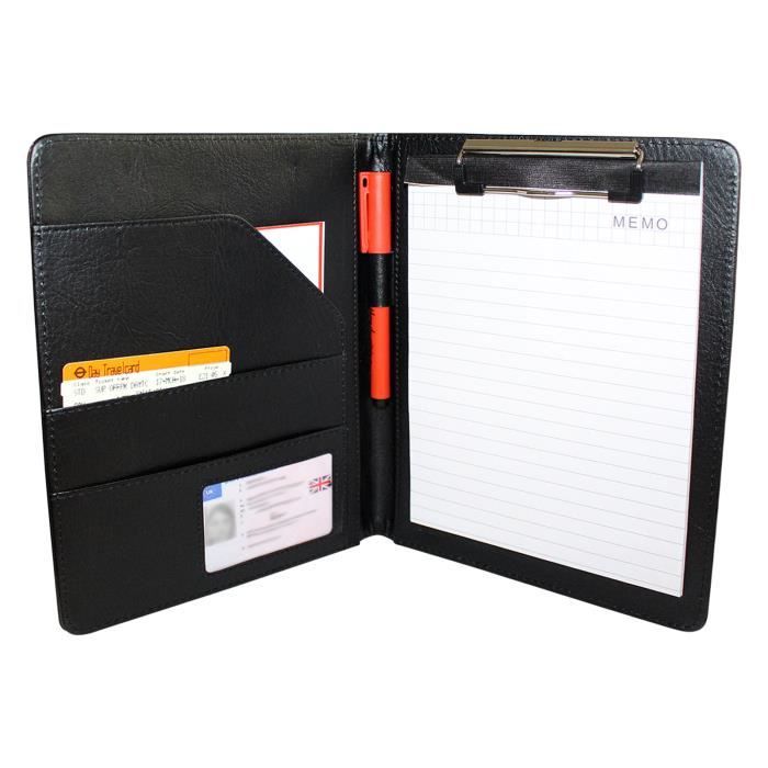 Porte-Documents - Kurtzy - A5 - Noir - Mixte - Organisateur de Documents
