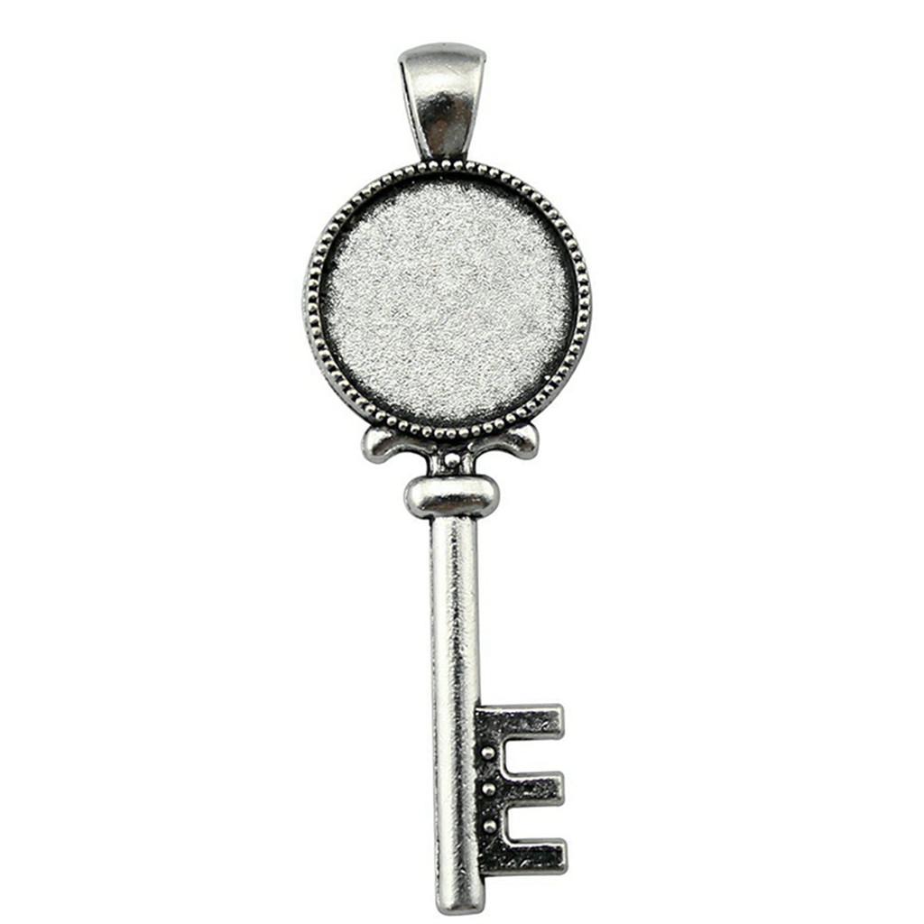 Accessories Parts Fit Round 18Mm Glass Cabochon Base Setting Tray Vintage Jewelry Supplies QA018