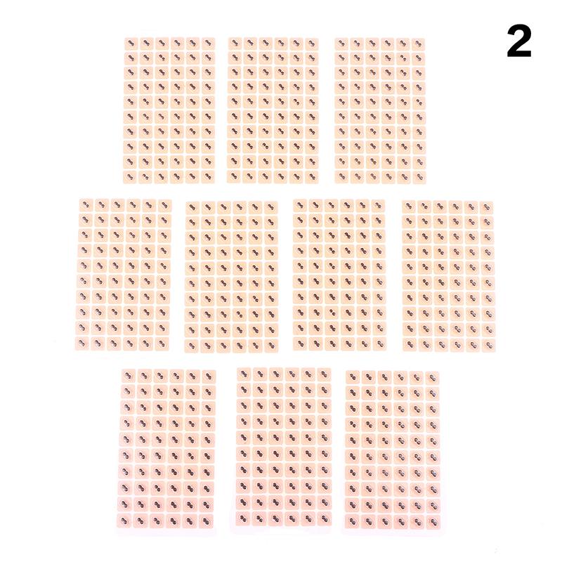 600Pcs/Bag Ear Care Ear Acupuncture Massage Therapy Needle Patch Seeds Sticker Auriculotherapy Vaccaria 1/2/3/4 Capsules