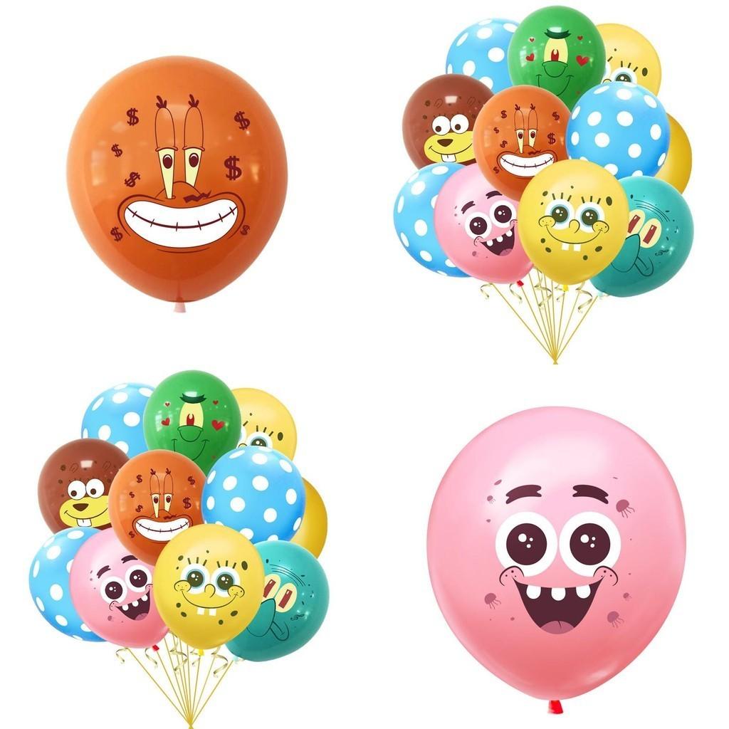 Adorable Spongebob Latex Balloons For Kids Birthday Party And Baby Shower Decorations