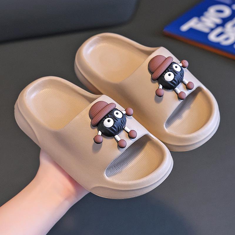 Kids Non-Slip Odorless EVA Slippers for Home Use - Squishy Feel Indoor Footwear for Men and Women