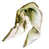 Niche design sense ginkgo silk scarf women's spring fashion mulberry silk scarf versatile and simple 53 small silk scarf