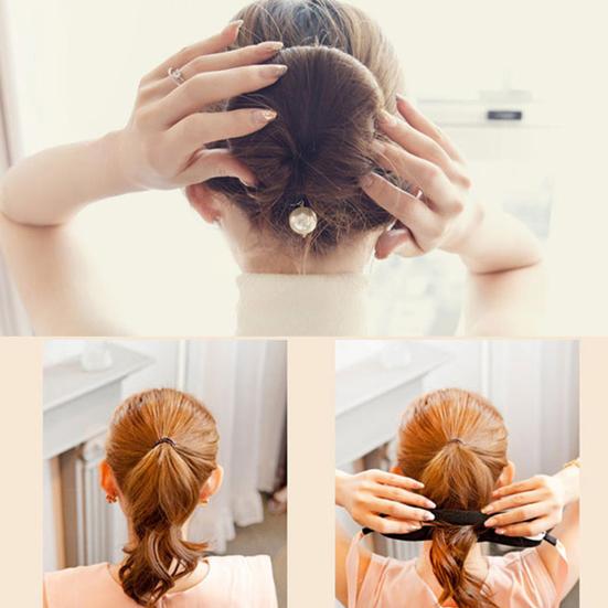 Bun Maker Slotted Flexible Durable Practical Twist Bun Curler for Home