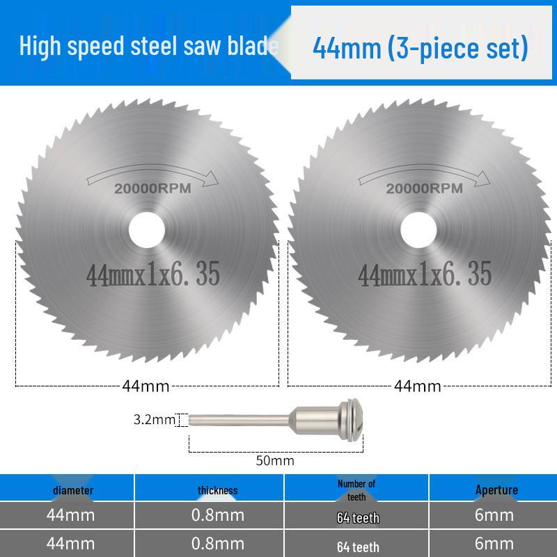 High-Speed Steel Circular Saw Blade Set for Electric Grinders and Drills
